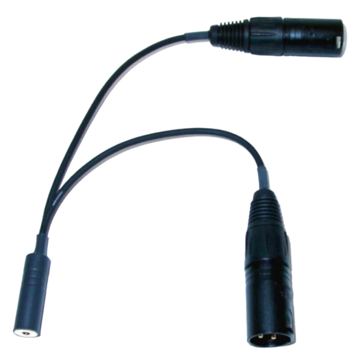  2-fach 3-Pol XLR M auf Mini-TRS