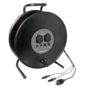  2-Fach Schuko + 2-Fach 3-Pol XLR 50m