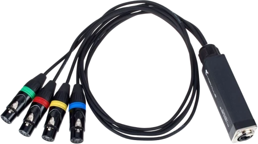 Stairville RJ45 DMX Shuttle Snake MX4/FX4 Set